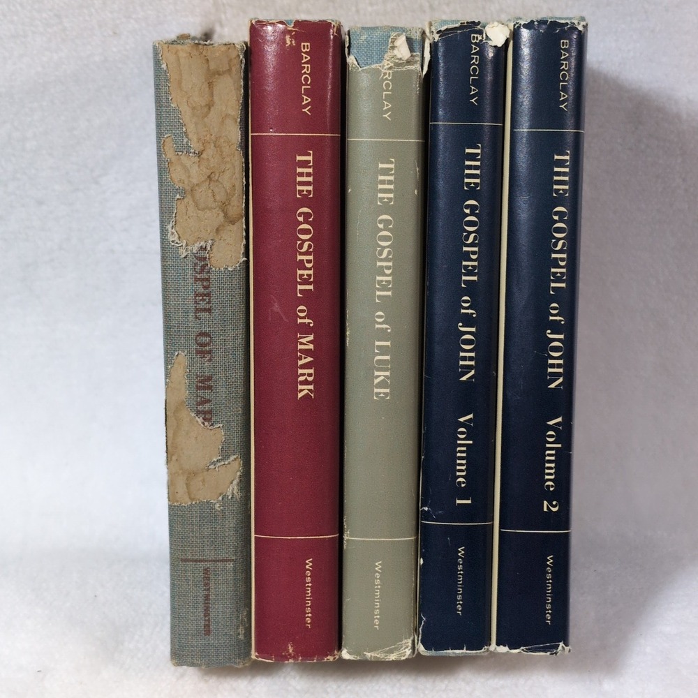 Westminster Press Daily Study Bible Series William Barclay 5‎ Books Gospel Set